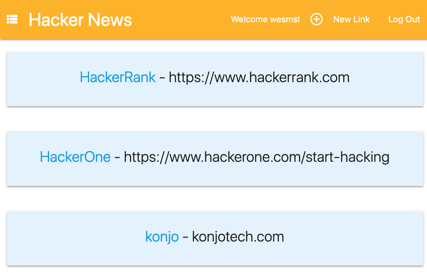Konjo Hacker News